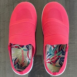 Women's Red Slip-On Mules